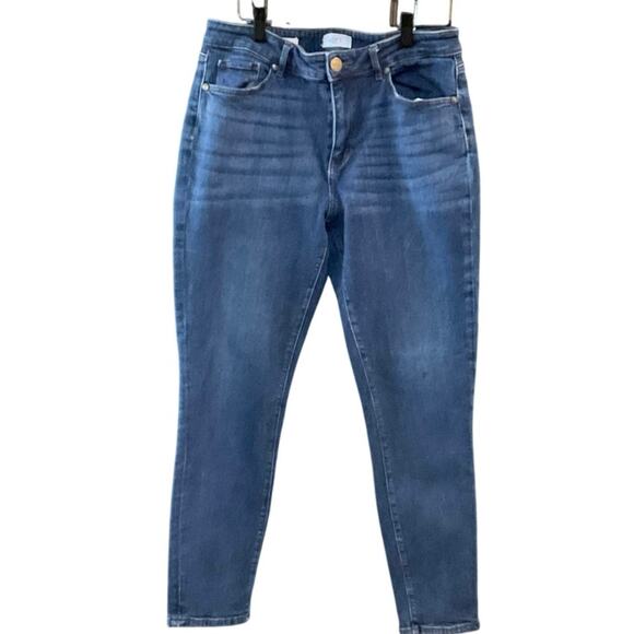 Loft Curvy Skinny Jeans Medium Wash Classic Casual Size 10 - Picture 1 of 9